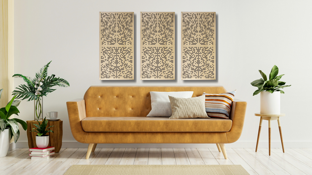 Sound Diffuser Panels (Hybrid Diffusion + Absorption)