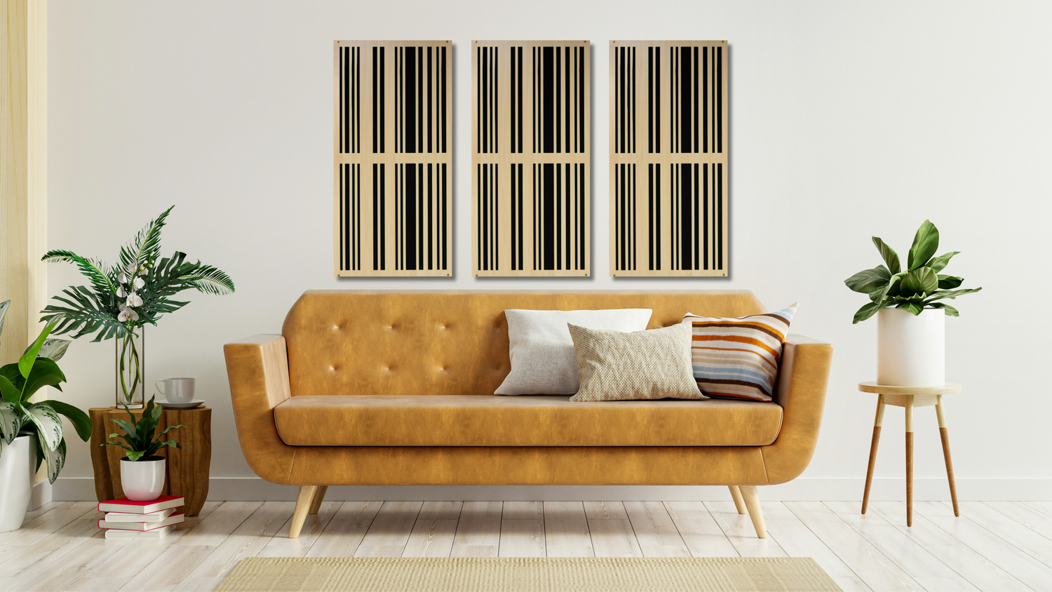 1D Slat Sound Diffuser Panels