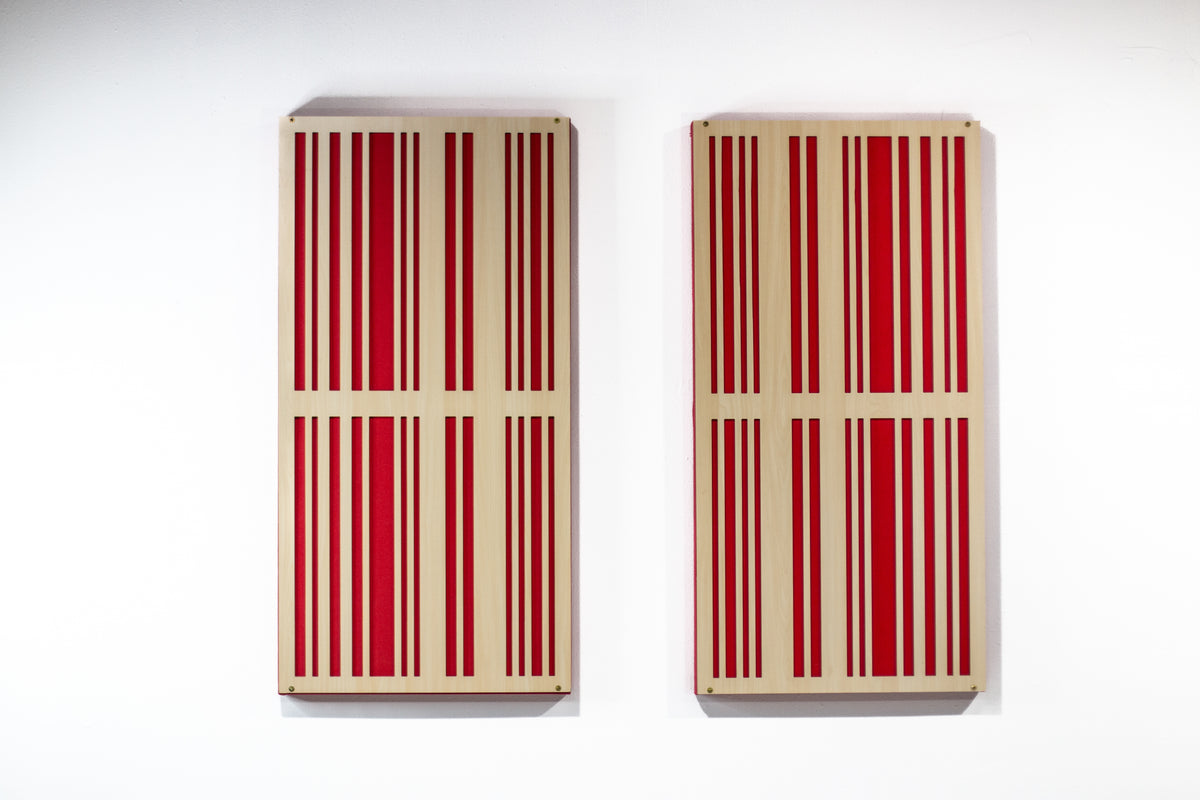 1D Slat Sound Diffuser Panels
