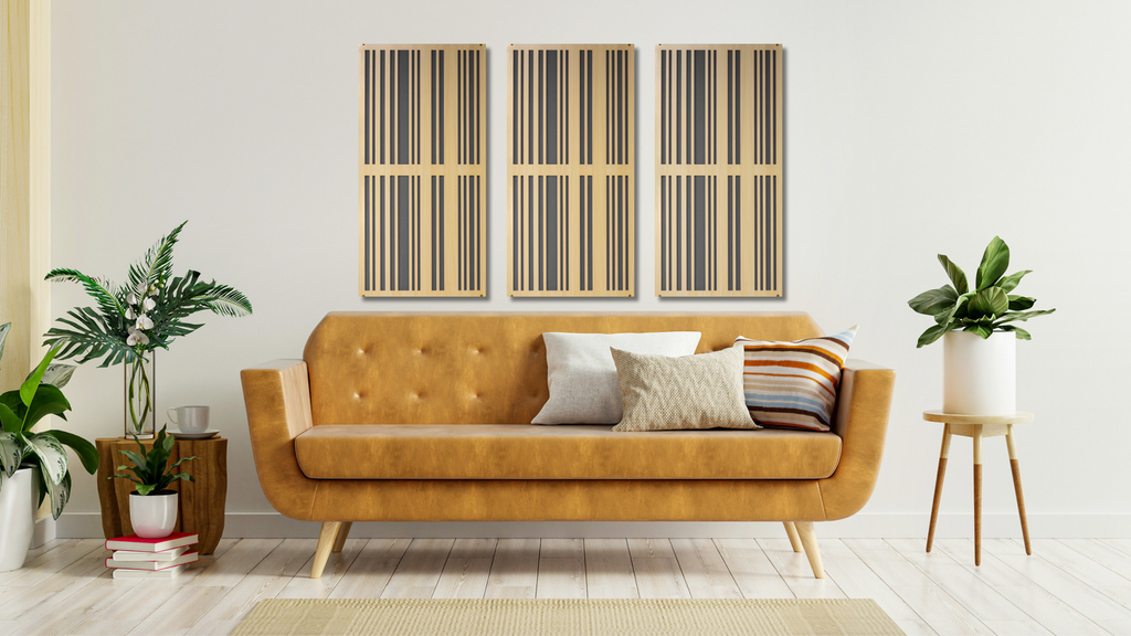 1D Slat Sound Diffuser Panels