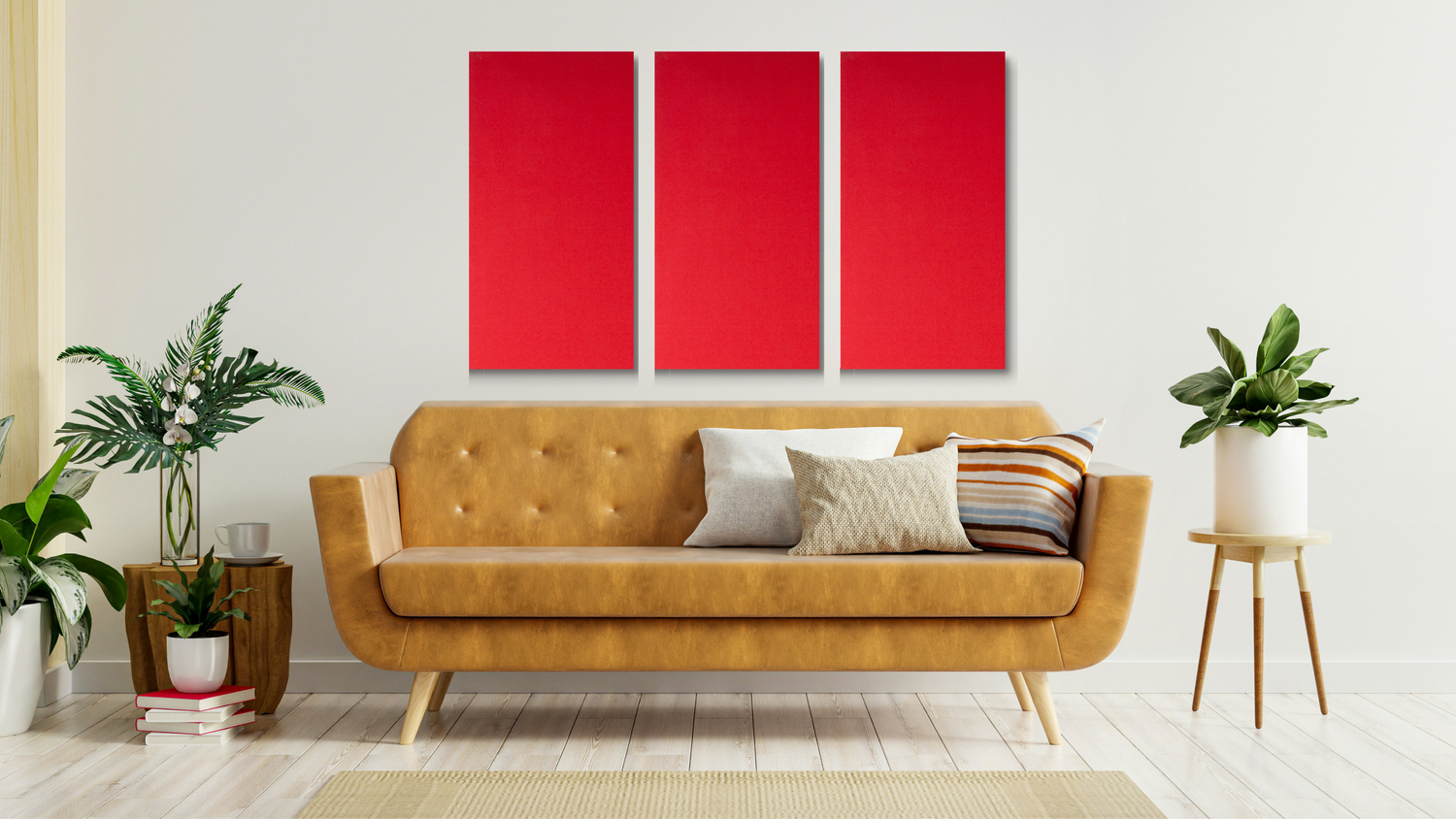 Sound Absorbing Panels - Red image