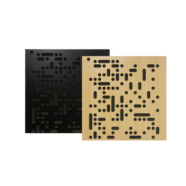 Binary Acoustic Foam Diffuser panel with precision-engineered scatter plate